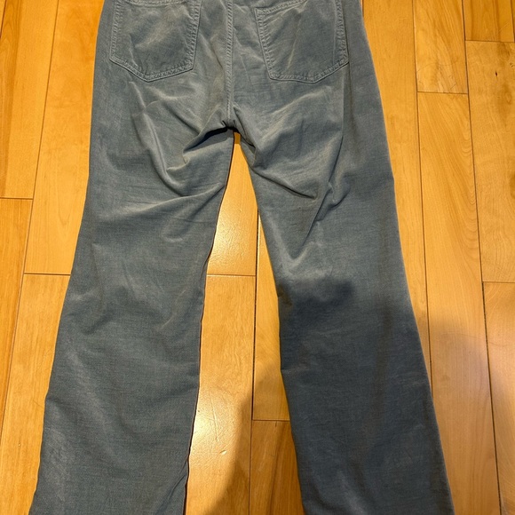 Pilcro Washed Velvet cropped flare pants - Picture 2 of 6